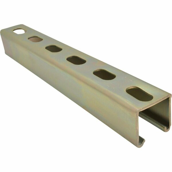 Abb Superstrut 6 ft. 12 Ga. Gold Galvanized Electroplated Zinc Strut Channel ZA1200HS6